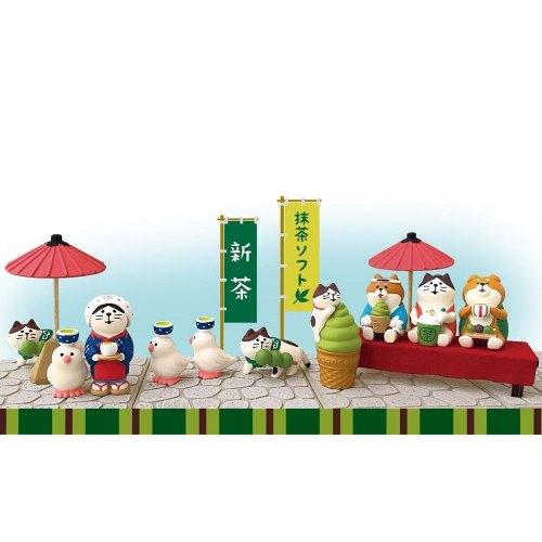 デコレ　コンコンブル　福茶園１０点 送料無料　3個割5%OFF DECOLE（デコレ） concombre コンコンブル いっぷくわんこ / 福茶園