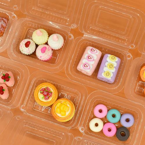 ミニチュア材料 フードパック 食品容器 8個セット 40mm×53mm 単価53円 