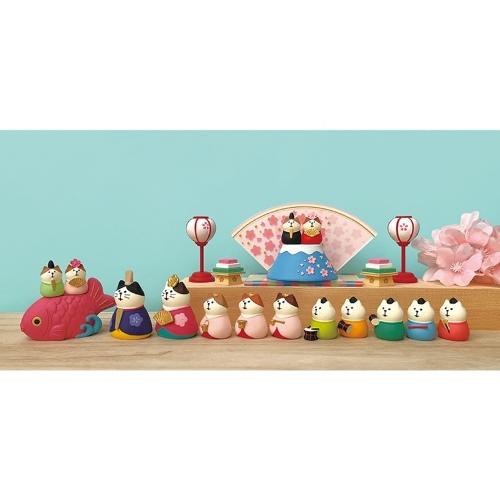 デコレ コンコンブル にぎやかなごやかひな祭り8点コンプリート DECOLE