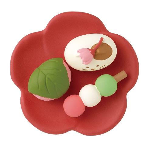 DECOLE（デコレ） concombre コンコンブル にゃんこ和菓子盆
