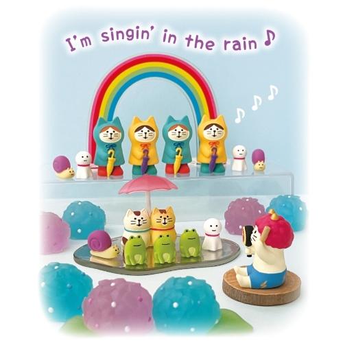 DECOLE（デコレ） concombre コンコンブル 透明あじさい むらさき / 雨