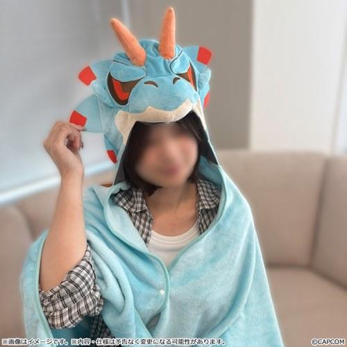 モンハン　ラギアクルス　ポンチョ モンスターハンター モンでふぉ ふわふわポンチョ ラギアクルス