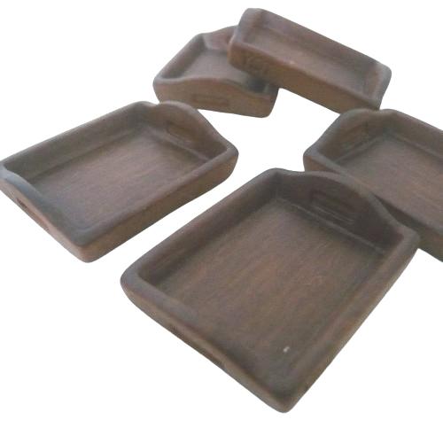 ミニチュア材料 ミニチュアトレー 35×27mm 8個セット 単価34円 / 卸売