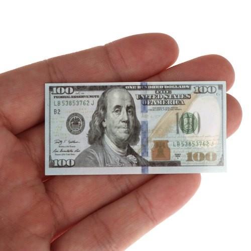 ミニチュア100ドル札100枚セット /メール便対応可/100万ドル/100
