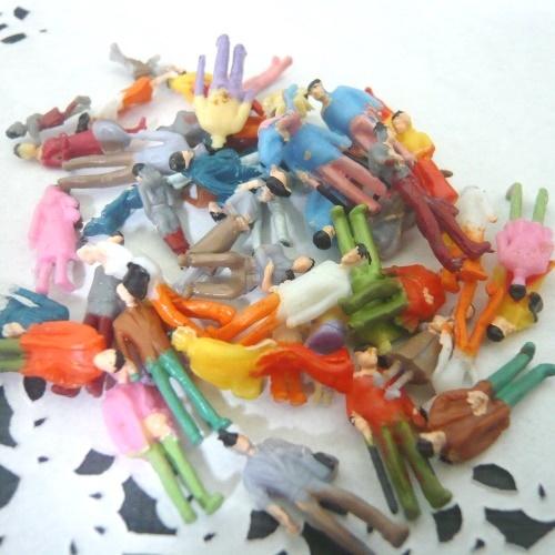 ミニチュア/ジオラマ 人形セット約17mm〜20mm 約90〜100体アソート