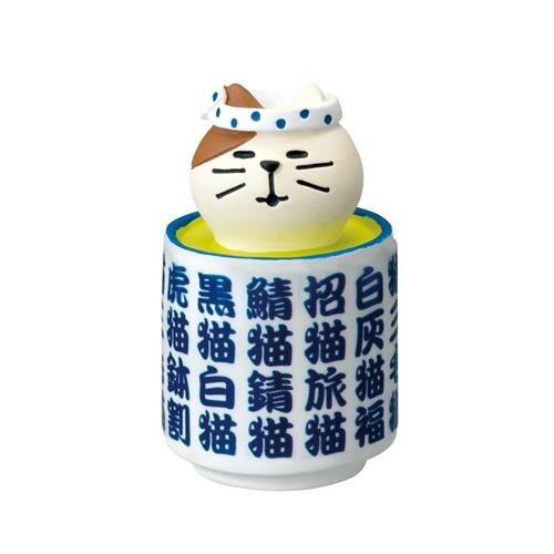 ファクトリーアウトレット Concombre メール便対応可 まったり寿司 デコレ 寿司屋のお茶猫 コンコンブル ミニチュア その他インテリア雑貨 小物