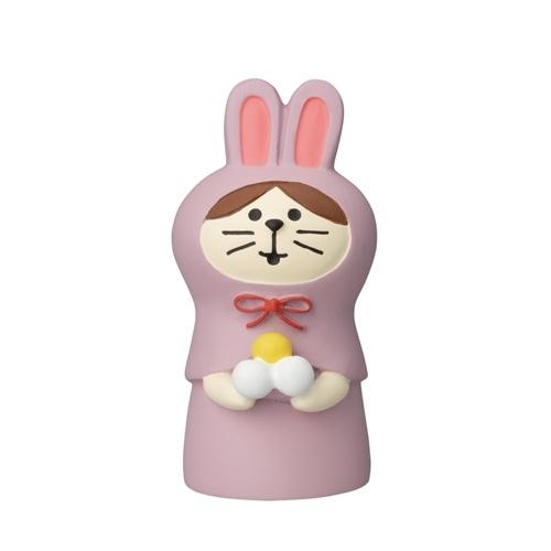 DECOLE（デコレ） concombre コンコンブル ねこずきん お月見うさぎ 紫