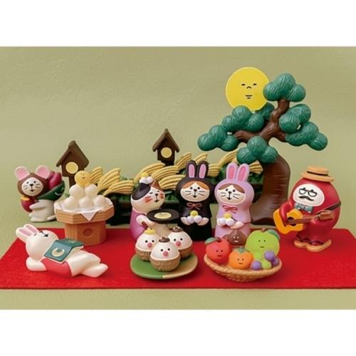DECOLE（デコレ） concombre コンコンブル ねこずきん お月見うさぎ 紫
