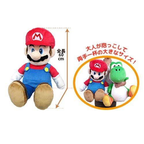 スーパーマリオ ぬいぐるみ マリオL /マリオグッズ/ビッグぬいぐるみ