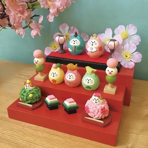 DECOLE（デコレ） concombre コンコンブル ちび猫だるま 和菓子セット