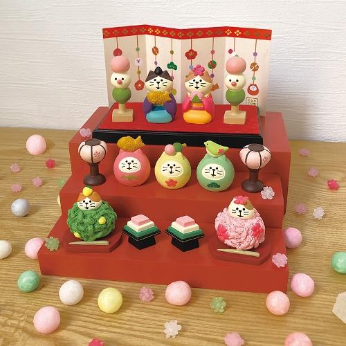 DECOLE（デコレ） concombre コンコンブル 練り切りなりきり猫 桜