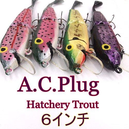 ACプラグ　ハッチェリートラウト A.C.PLUG / A.C.プラグ ハッチェリートラウト 6インチ : ルアー