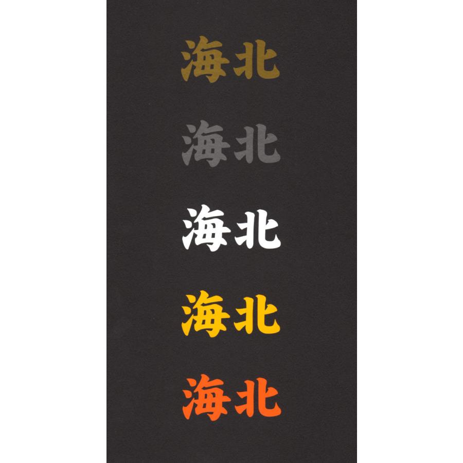 バッカンその他 カッティングネームステッカー【強粘着】 4文字で