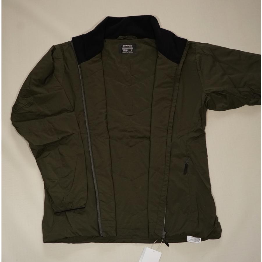 シマノ フィッシングジャケット シマノ（SHIMANO） WJ-055U カーキ XLサイズ アクティブインシュ