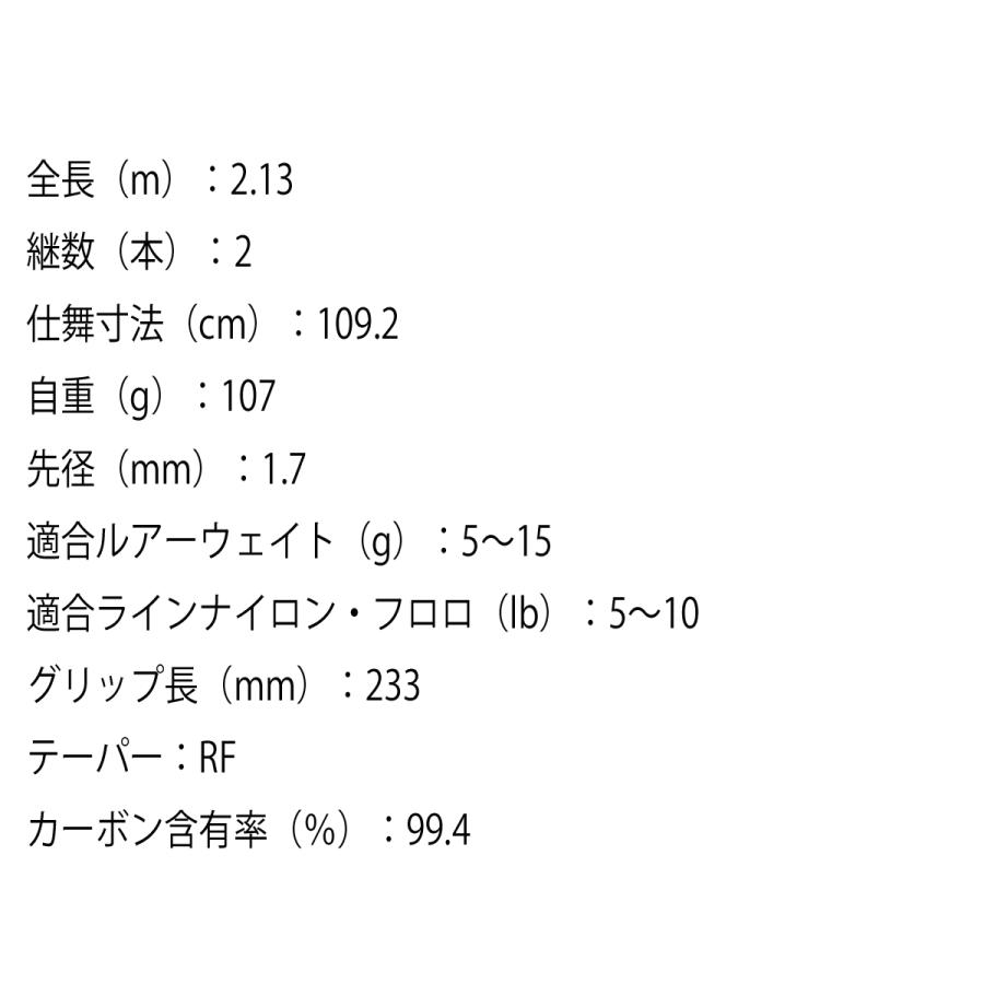 シマノ（SHIMANO） 20ゾディアス 270M-2 ※訳アリ：（竿）本体のみ 付属