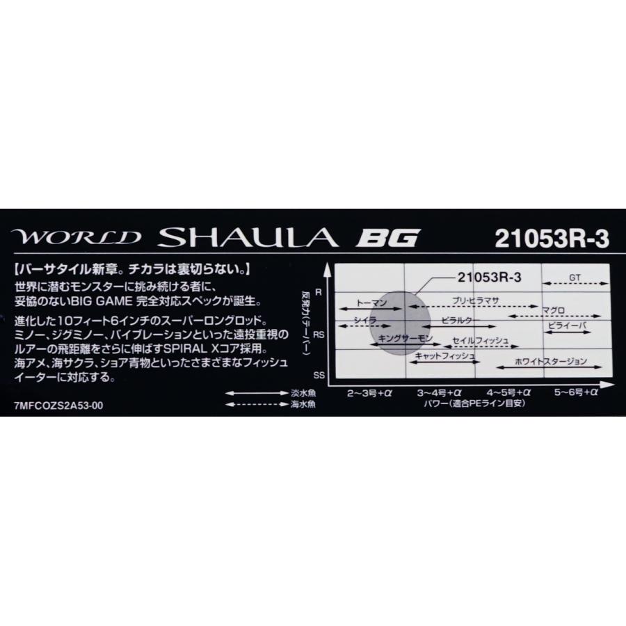 シマノ（SHIMANO） 20WORLD SHAULA BG ワールドシャウラBG 21053R-3