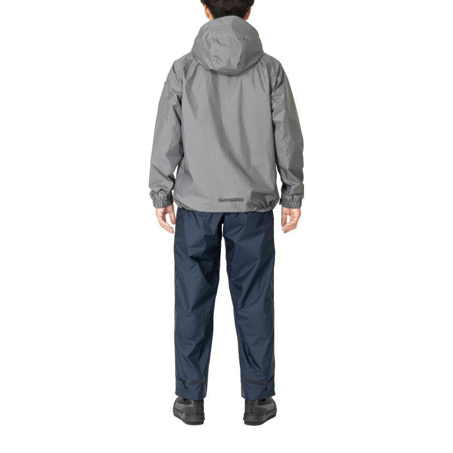 シマノ レインウェア RA-027Q DS ベーシックスーツ チャコール M シマノ（SHIMANO） RA-027Q チャコール Mサイズ DS ベーシックスーツ