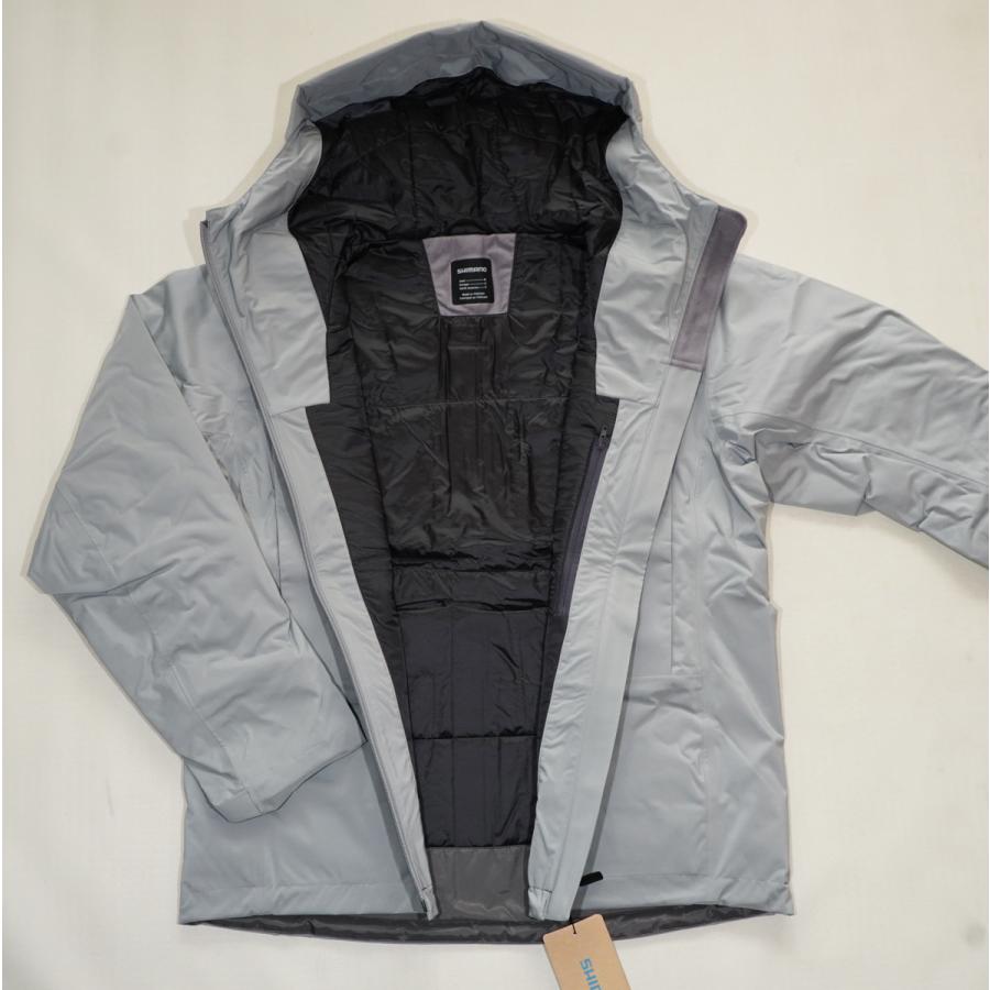 シマノ（SHIMANO） RB-034W グレー Lサイズ インサレーション レイン