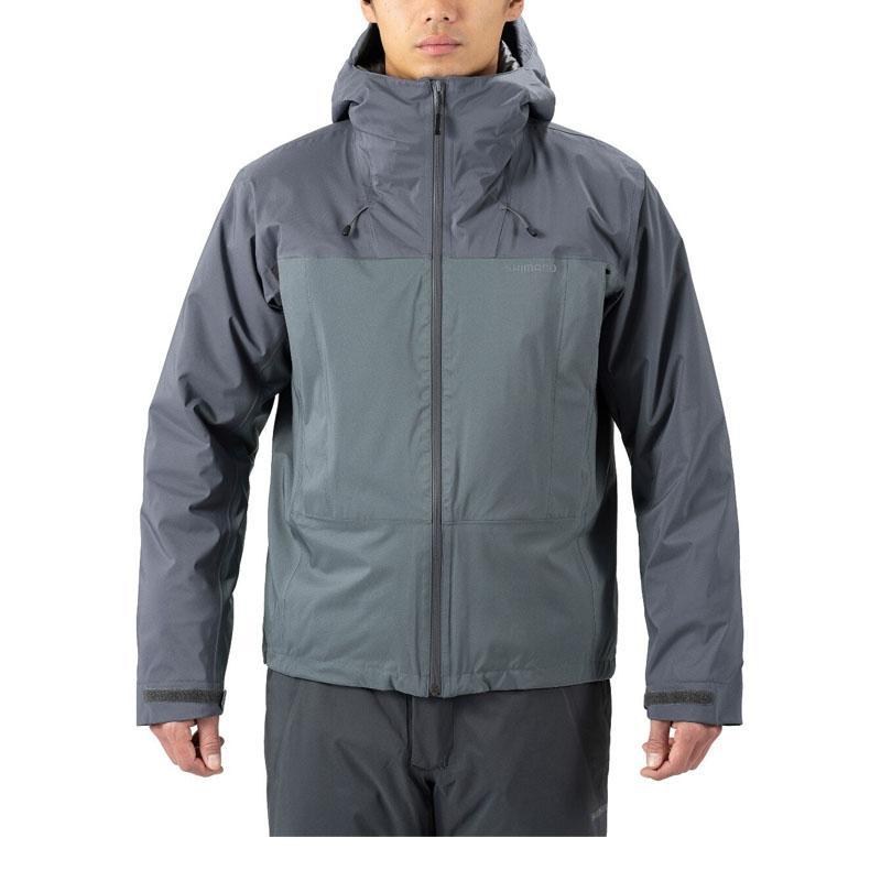 シマノ RB-034W グレー XLサイズ インサレーション レインジャケット