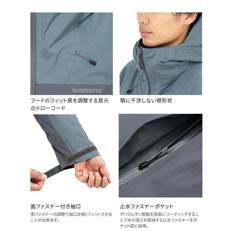 シマノ（SHIMANO） RB-034W グレー XLサイズ インサレーション レイン