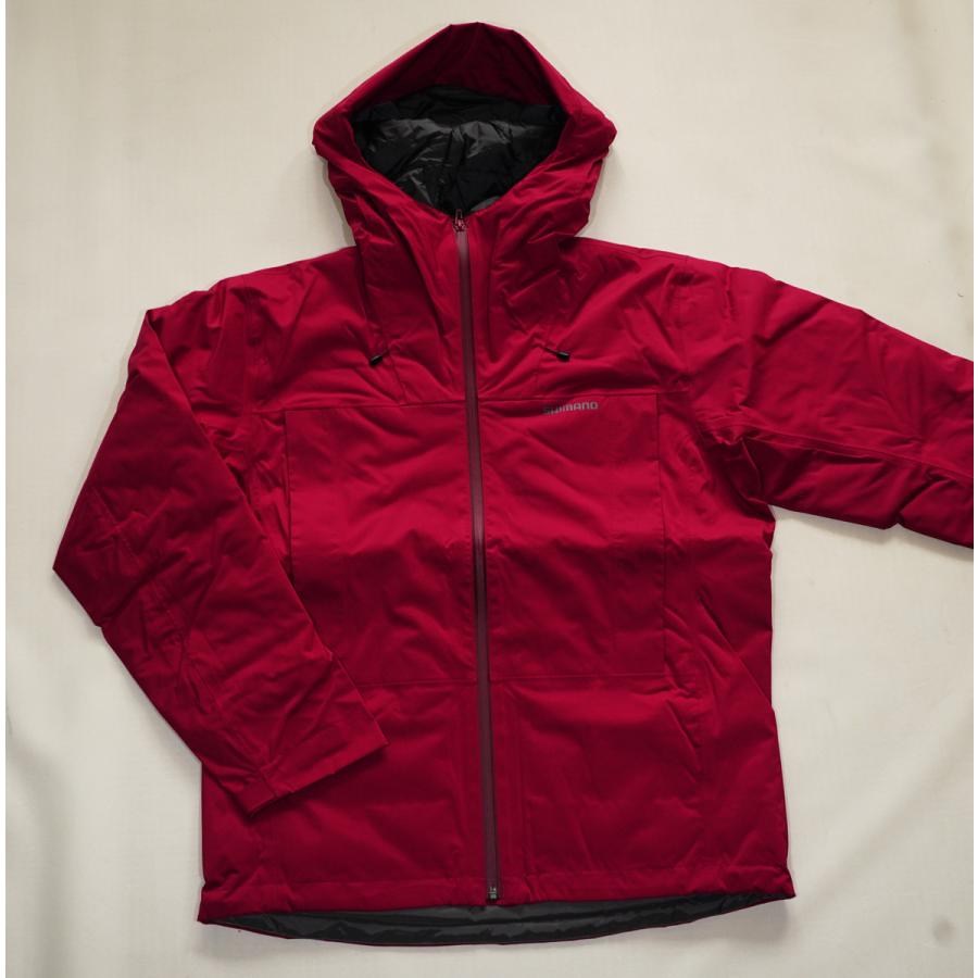 SHIMANO フィッシングジャケット XL レッド/ブラック シマノ（SHIMANO） RB-034W レッド XLサイズ インサレーション レイン