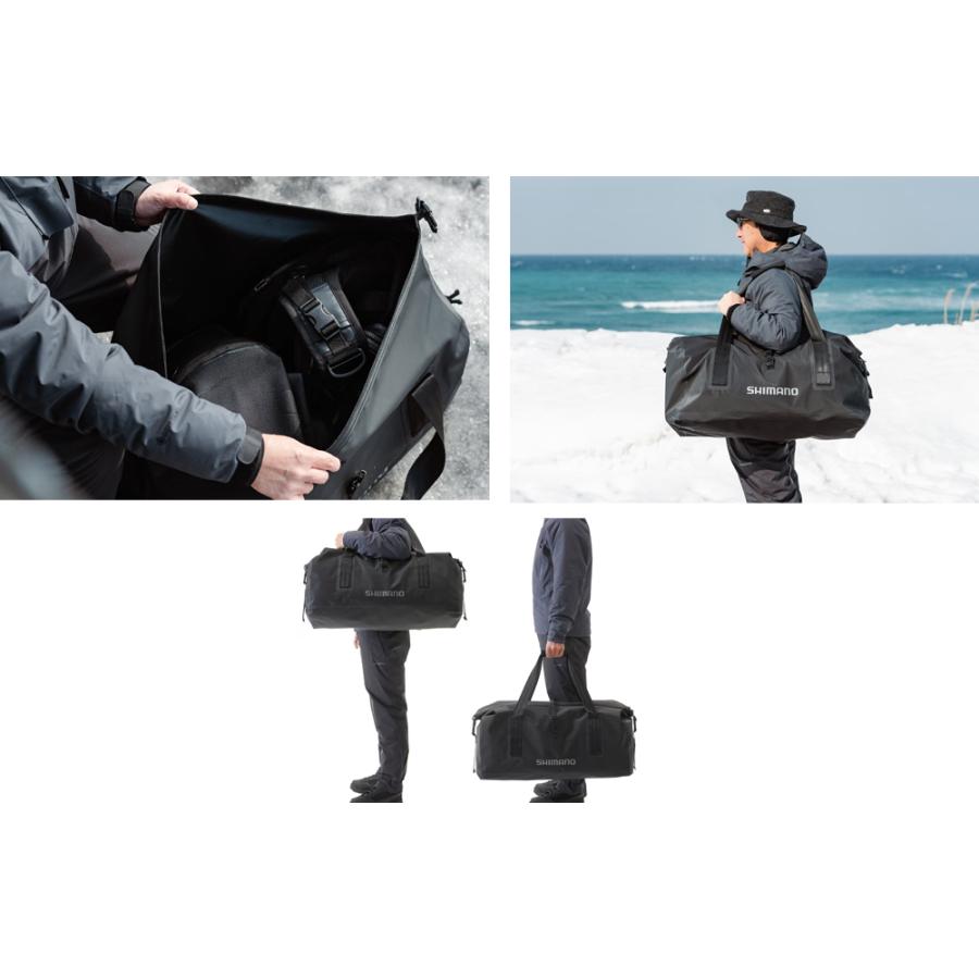 シマノ　たっくんさん専用 シマノ（SHIMANO） BA-025W ブラック L (60L)ドライロールアップ
