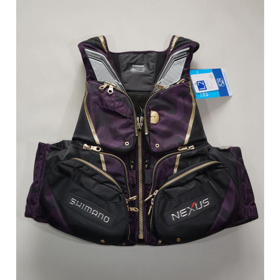シマノ Vf 121t ブラックパープル 2xlサイズ Nexus フローティングベスト Ex Vf121t 2xl フィッシングk 通販 Yahoo ショッピング