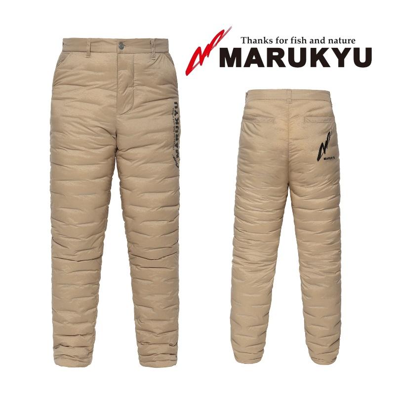 マルキュー シームレスダウンパンツ MQ-01 ベージュ M L LL 3L 磯釣り 