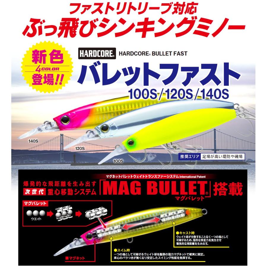 HARDCORE DUEL ハードコア バレットファスト S 100 24g デュエル