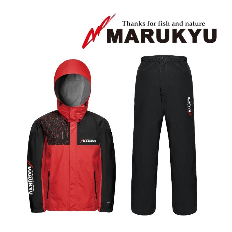 マルキュー スタンダードレインスーツ MQ-01 レッド S M L LL 3L マルキュー スタンダードレインスーツ MQ-01 レッド S M L LL 3L