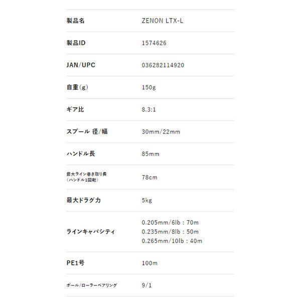 ABU 22 ゼノン LTX-L 左 爆買 : フィッシングマックス - 通販 - Yahoo