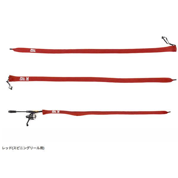 期間限定60 Off アブ ガルシア メッシュロッドカバー M スピニングロッド用 レッド
