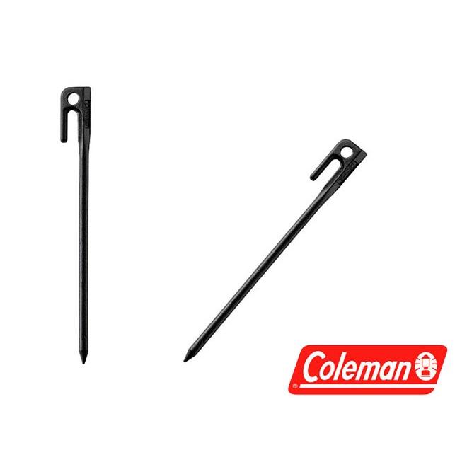 Coleman（コールマン） スチールソリッドペグ 20cm ブラック 1pc
