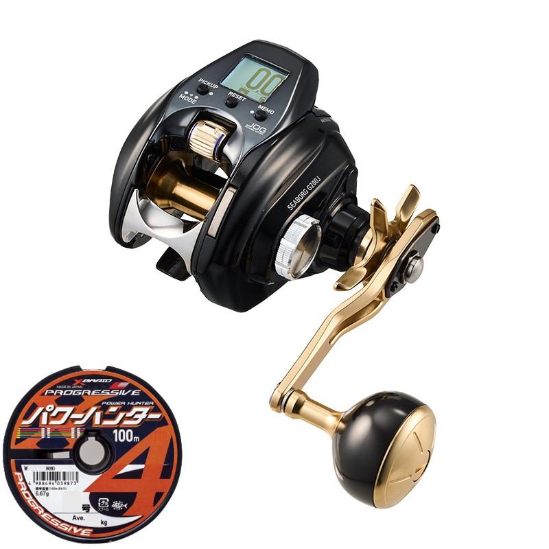 22 シーボーグG 200J(右巻き・シングルハンドル) PE2号-300m リールに 