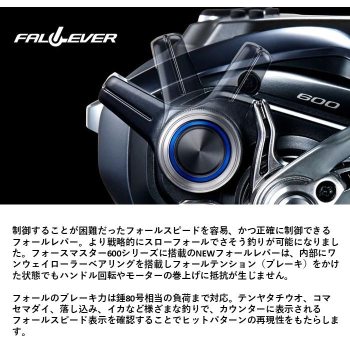 23 フォースマスター 600(右巻き・シングルハンドル) PE1.5号 23 フォースマスター 600(右巻き・シングルハンドル) PE1.5号