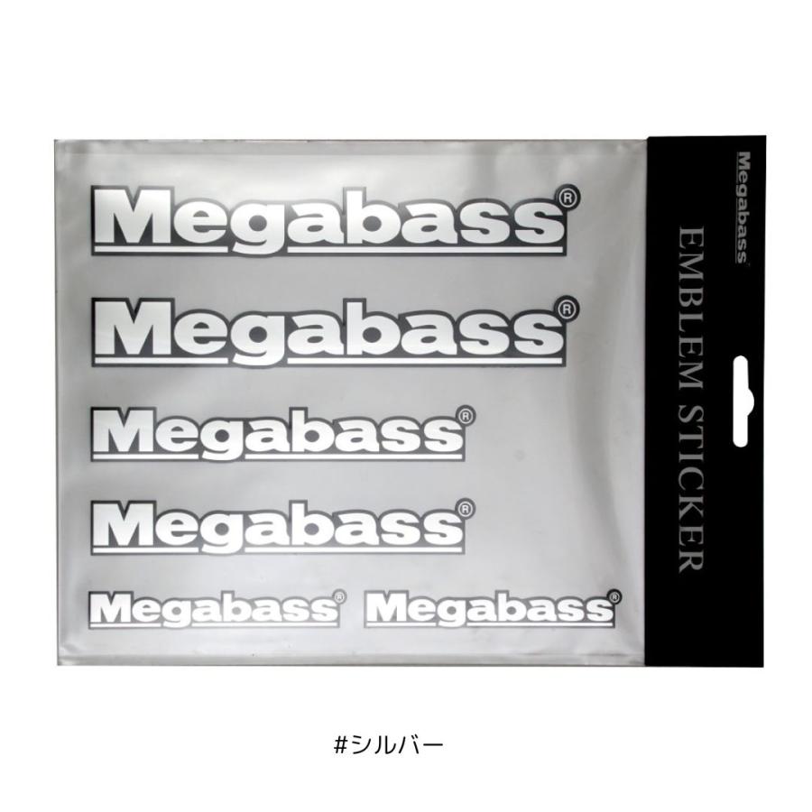 Megabass EMBLEM STICKER #シルバー Megabass（メガバス） 爆買 : フィッシングマックス - 通販 ...