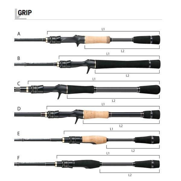 tailwalk（テイルウォーク） フルレンジ C70MH バスロッド 竿 ブラック