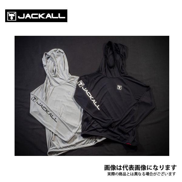 JACKALL（ジャッカル） ドライライトフーディ ブラック L 爆買