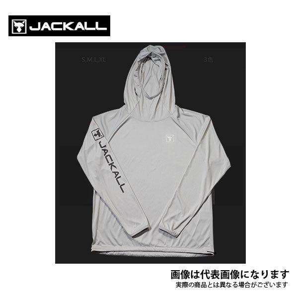 JACKALL（ジャッカル） ドライライトフーディ グレー M 爆買