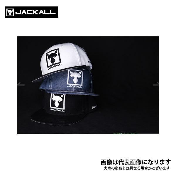 JACKALL（ジャッカル） スクエアロゴフラットキャップ ホワイト