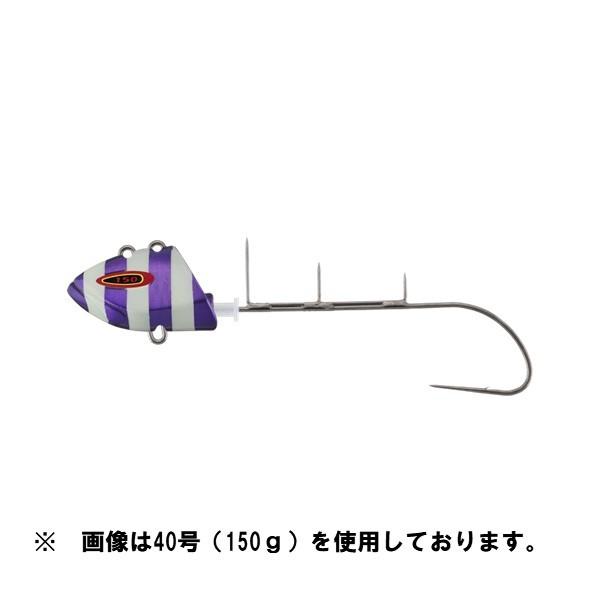サービス 替鈎式アンチョビドラゴンテンヤ 40号 パープル グローストライプ ジャッカル ジャッカル TG替鈎式アンチョビドラゴンテンヤ ヘッド 40号 JACKALL