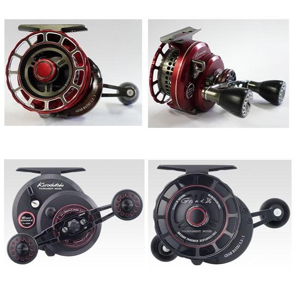 黒鯛工房 カセ筏師 グランドラガーX 65-RDT（左） 筏 リール ドラグ