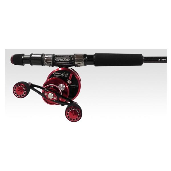 黒鯛工房 カセ筏師 Chinu Limited Rugger 65-BR 左 ブラックレッド