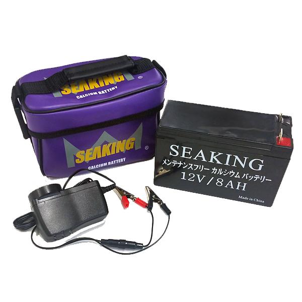 ウッドマン シーキング 12V−8A カルシウムバッテリー メンテナンス