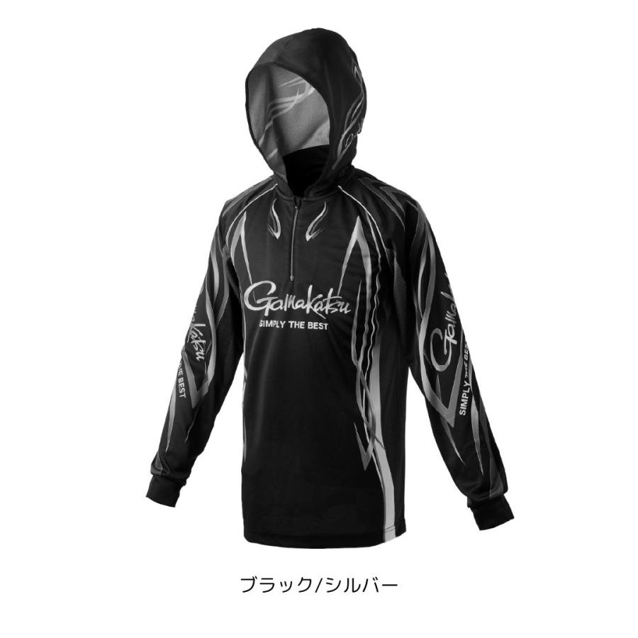 Gamakatsu（がまかつ） GM3736 2WAYプリントジップシャツフーディ #7L