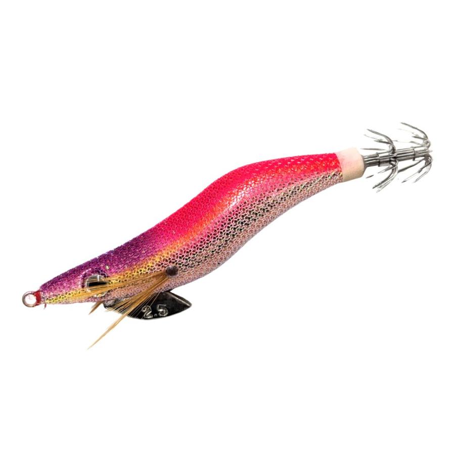 オーバルスクイッドラトル 2.5号 ムラサキピンク ブルーマーレ エギ