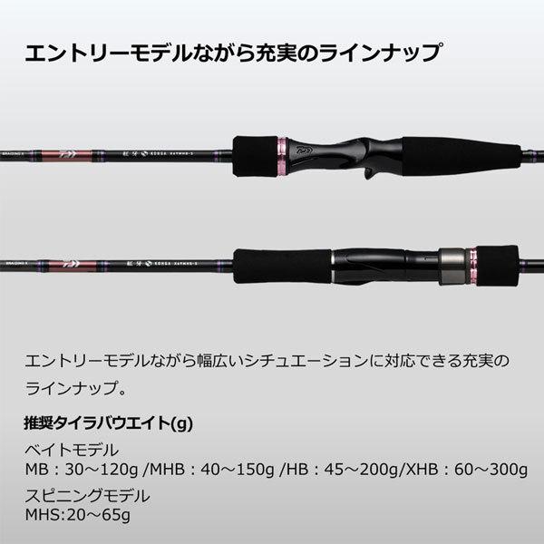 DAIWA（ダイワ） 22 紅牙X 69MHB-S (ベイト・スパイラルガイド) 大型便