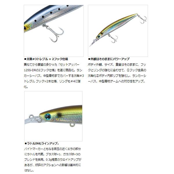 ダイワ ショアラインシャイナーZセットアッパーLH ランカーハンター 125SDR マットギャラクシーチャートバック｜fishingmax-webshop｜02