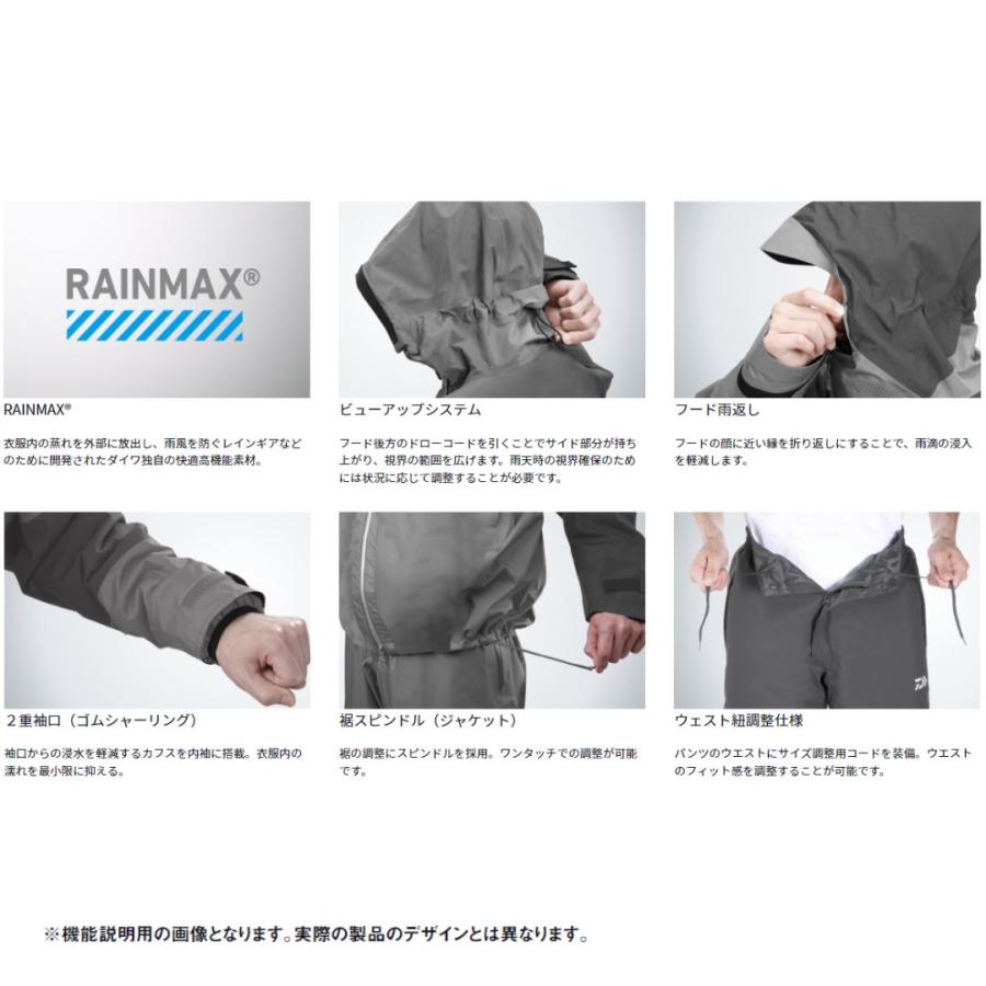 ダイワ DW-3523 レインマックス ウィンタースーツ ブラック #2XLサイズ