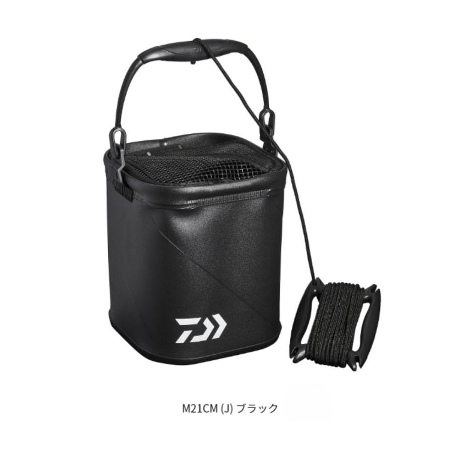 ダイワ 活かし水くみ #M21cm (J)ブラック 爆買 : フィッシングマックス